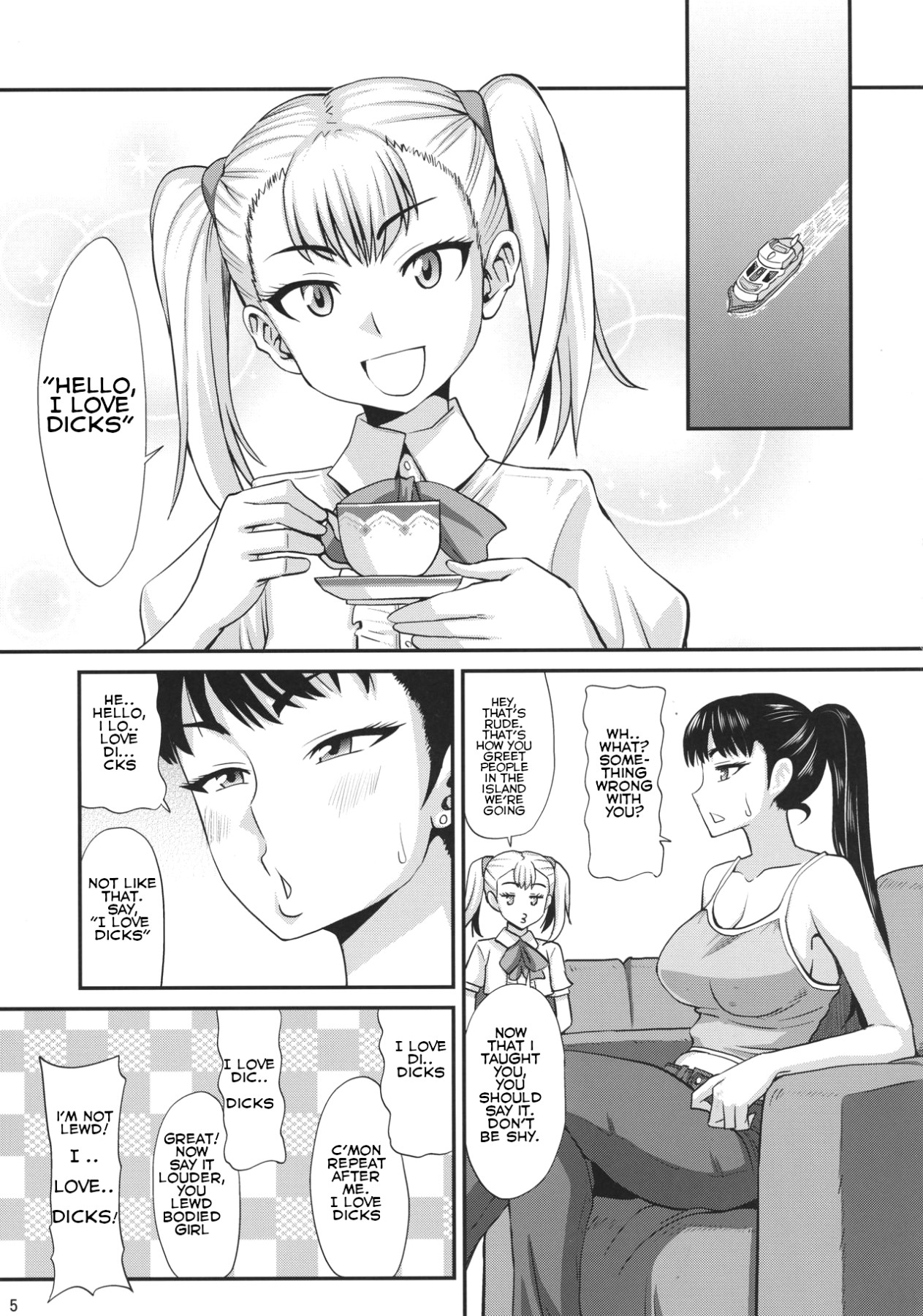 Hentai Manga Comic-Futanari Nudist Vacation-Read-3